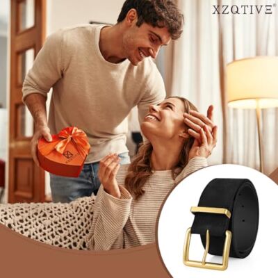 Women Wide Belt for Dresses Chunky Belt Fashion Suede Belt  display picture 1