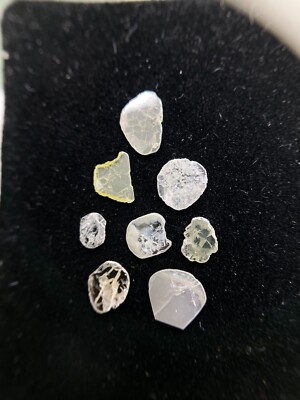0,83 Karat Slice Cut Polki Natürlicher Diamant Set 8 Stück