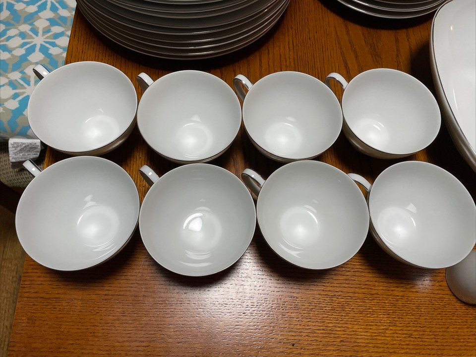 NORITAKE china ROSAY 6216 pattern Huge SET Service for 12 Please Read