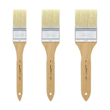 "SALE" XDT#2827-1 Hake Art Brush Set 3Pc #3#4#5 Hog Acrylic Oil Watercolor