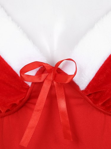 Sexy Santa Christmas Women Outfit Ladies Miss Mrs Claus Fancy Dress Costume& Hat - Picture 25 of 56