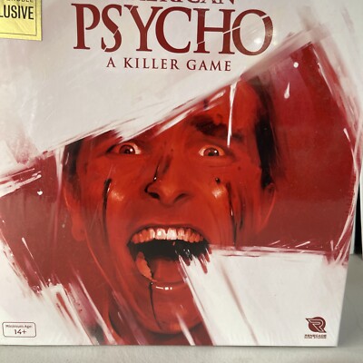 NEW/Sealed - American Psycho ''A Killer Game'' boardgames.  Horror