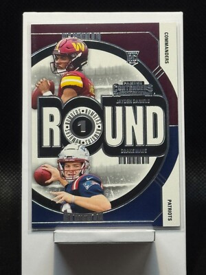 2024 Panini Contenders - Jayden Daniels, Drake Maye Round Numbers