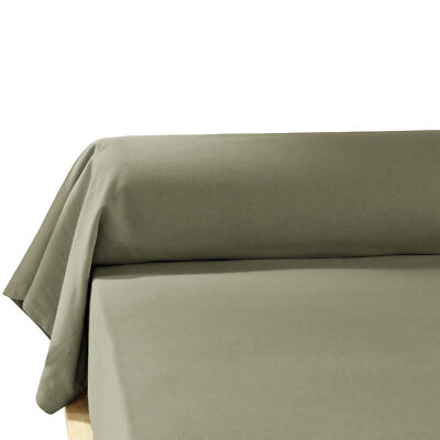 Traversin Bezug 85x185 cm Baumwollflanell Rosmarin