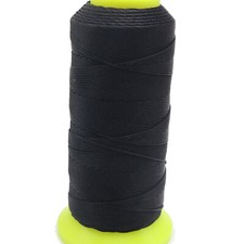 One Spool Black Nylon Beading Weaving Sewing Thread Cord String 210D/12,9,6,3