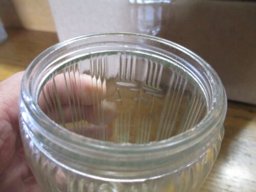 SELLERS - HOOSIER CABINET ORIGINAL TEA JAR LISTING TRIPLE SKIP GLASS LOT #7007 - Picture 8 of 8