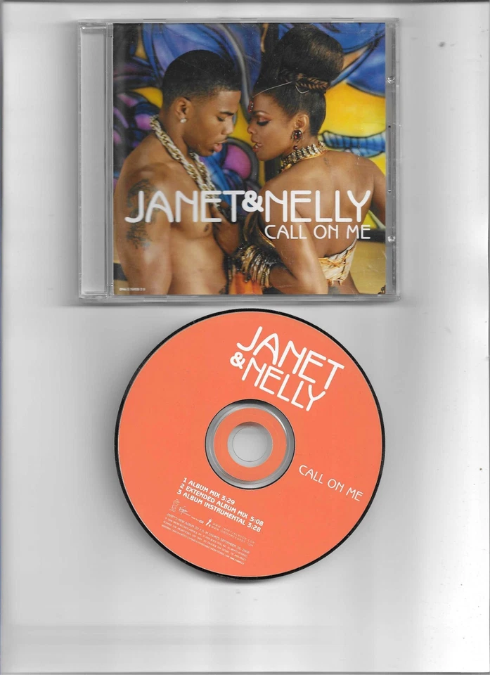 JANET JACKSON NELLY RARE US MAXI CD CALL ON ME - Photo 1/1