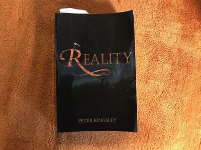 Reality Paperback Kingsley Peter '05 2nd print golden sufi center pb used
