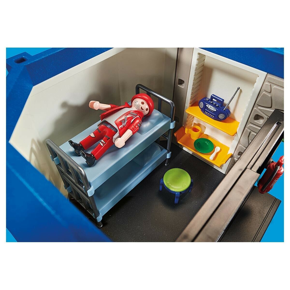 Helicoptero Playmobil PLAYMOBIL Cofre Cuartel De Policu00eda