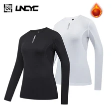 Women's Cycling Base Layers Bicycle Undershirt Thermal Fleece  Long Sleeve Road