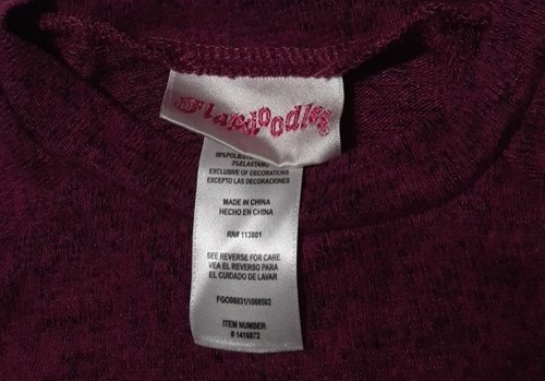 Flapdoodles Girls Purple Long Sleeve Sweater 6 - Picture 2 of 8