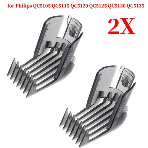 2PCS Trimmer Beard Clippers Hair Comb For Philips QC5105 QC5115 QC5120 QC5125