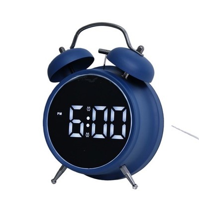 Extra lauter Doppelglockenwecker für Tiefschläfer LED-Display 16 x 11,6 x 5,4