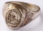 Pilsudski Poland WW2 Ring Jozef Klemens WWII Marshal 1867- 1935 Polish Military