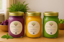 Wildcrafted Organic Sea Moss Gel Gold, Purple, Green Irish Moss Superfood Detox