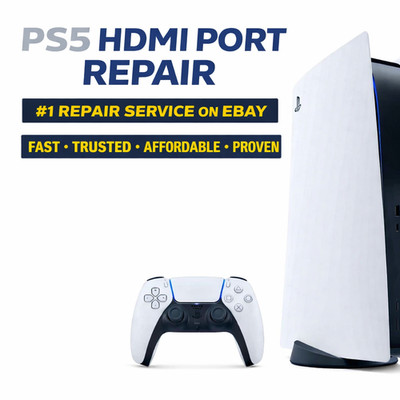 PS5 HDMI Port Repair Service Motherboard Issues No Power - Fast 1 Year Warranty