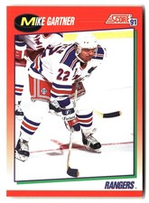 1991-92 Score Canadian English #135 Mike Gartner