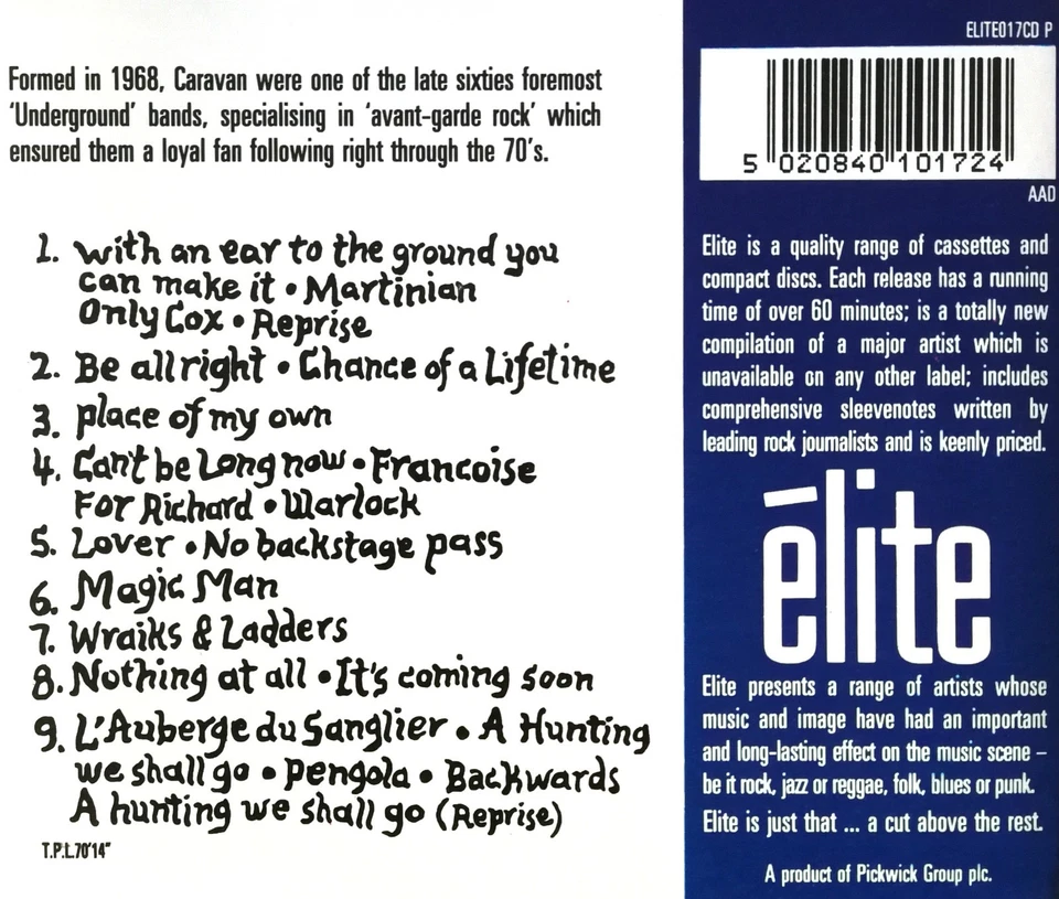 Caravan – With An Ear To The Ground (Compilation 1991) Zustand sehr gut - Bild 2 von 2