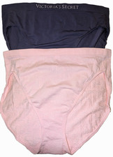 VICTORIA'S SECRET NWT Large Set of Pink  Black Seamless High-Leg Brief Panties