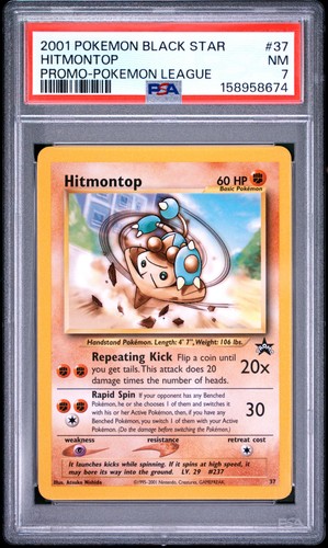 Hitmontop graded PSA 7 for sale on eBay