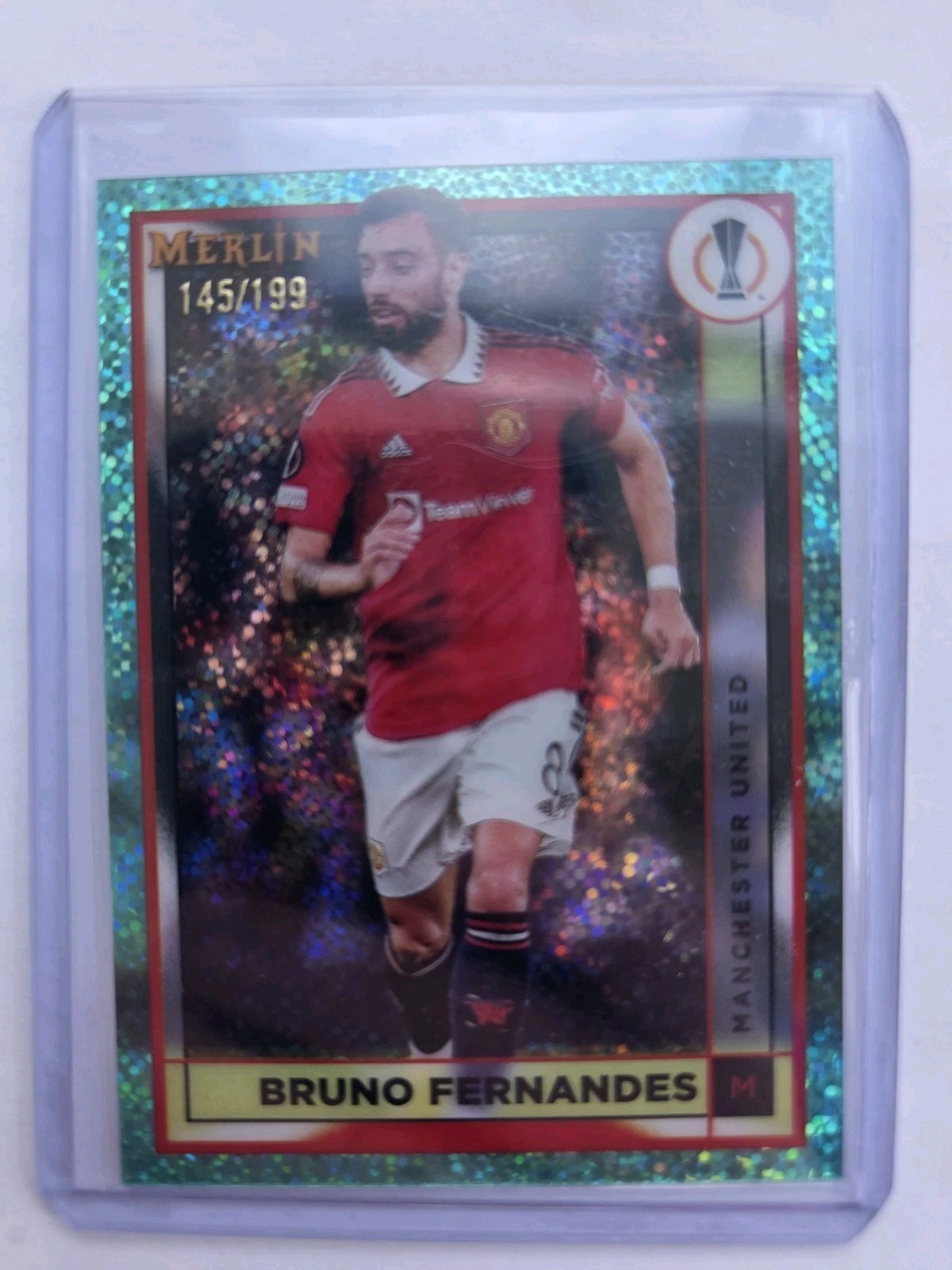 Topps Soccer Players 2 Card Lot  Bruno Fernandes  /199 + Georginlo Rutter 59/99 view 3