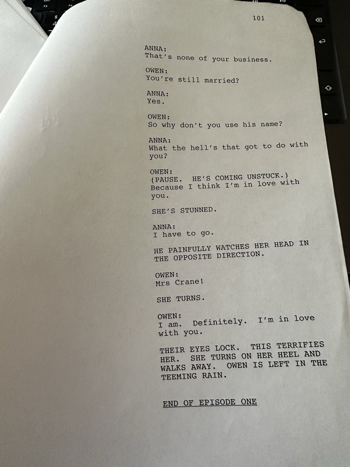 Tv Script Reckless Plus Michael Kitchen Signed Letter And Photo | eBay UK