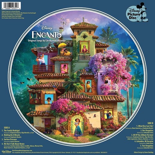 Various Artists Encanto: The Songs (Vinyl) 12" Album Picture Disc (UK IMPORT) - Picture 2 of 3