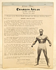 1940's/50'S CHARLES ATLAS "DYNAMIC TENSION" BODYBUILDING COURSE LESSON 1