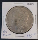 1884-P Morgan Silver Dollar Extra Fine Coin