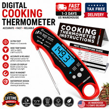 Alpha Grillers Instant Read Meat Thermometer Digital, Cooking, Food, Grill