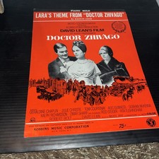Lara's Theme from Doctor Zhivago Sheet Music Piano Solo Jarre