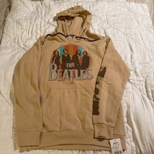 The Beatles Hoodie Adult Small With Graphic Front and Sleeve
