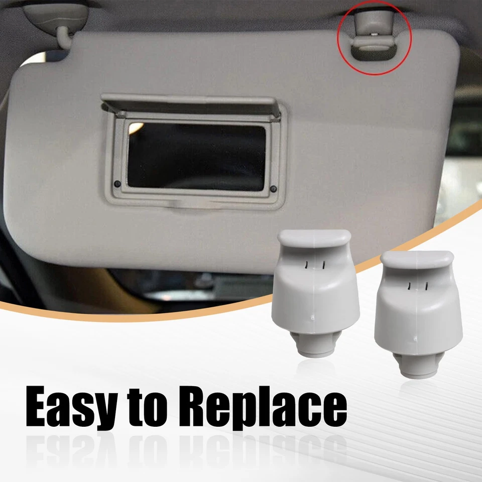 2x Soporte de clip de retención de parasol para Infiniti JX35 Nissan Máxima Quest Foto 4 de 4