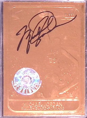 1998-99 Fleer Michael Jordan 23k Gold Gemstones Limited Edition Rare! #/2323 HOF