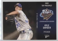 2003 MultiAd Sports Pacific Coast League Top Prospects Kyle Snyder #29 0q3