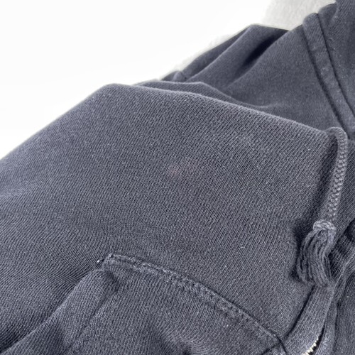 Brandy Melville Hoodie Womens Small Black Cropped Crystal Full Zip Up Sweatshirt - Picture 7 of 15