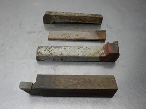 Lot Of 4 Assorted Brazed Tool Bit -(As Shown)