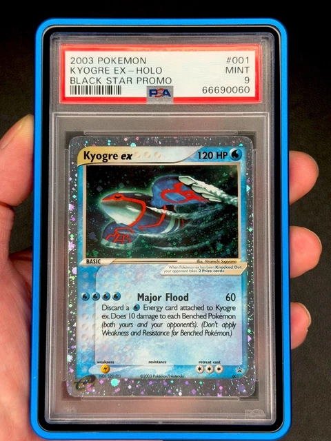 2003 POKEMON BLACK STAR PROMO #001 KYOGRE EX-HOLO PSA 9 low Pop 
