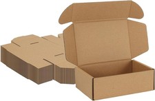 6x4x2 Inches Shipping Boxes Pack of 20, Small Corrugated Cardboard Box for Ma...