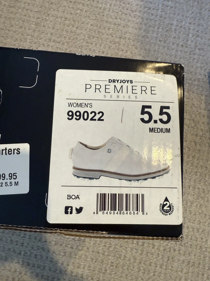 *Nuevo* Zapatos de golf FootJoy DryJoys Premiere Series BOA Foto 2 de 4