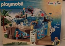 Playmobil 9060 Aquarium Open Box Complete Set All Pieces Are Sealed In Box