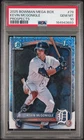 2025 BOWMAN MEGA BOX CHROME PROSPECTS #79 KEVIN MCGONIGLE PSA 10