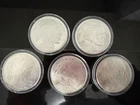 Five 1oz .999 Fine Silver Coins, Buffalo Indian Head Rounds, 5oz Total