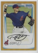 2011 Bowman Chrome Prospects Gold Refractor 34/50 Tony Wolters #BCP98 4r3