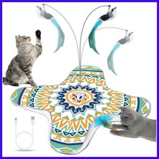 Interactive Cat Toy, Rechargeable Cat Toys for Indoor Cats, Automatic Cats Ch...