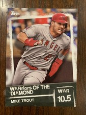 2020 Topps #WOD-19 Mike Trout WARriors of the Diamond