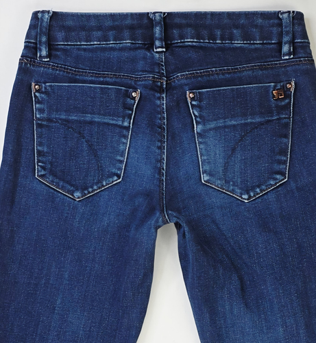 Joe's Jeans Size 24X27 Womens Ankle Chelsea Blue Denim 5 Pocket Logo Tag - Picture 10 of 11