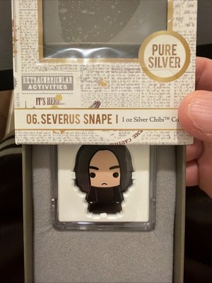 2021 Niue Chibi Harry Potter Series Severus Snape 1 oz Silver-COA