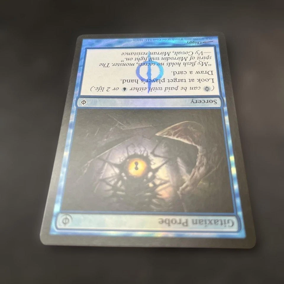 MTG Gitaxian Probe NPH Foil Play Used - Image 3 of 4