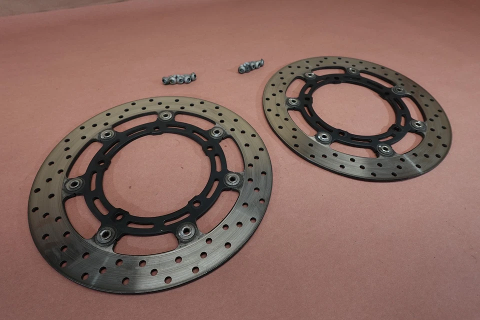 Discos de rotor de freio dianteiro 2004-2009 YAMAHA FZ6-S FZ6S FZ6 FZ600 - Imagem 3 de 4